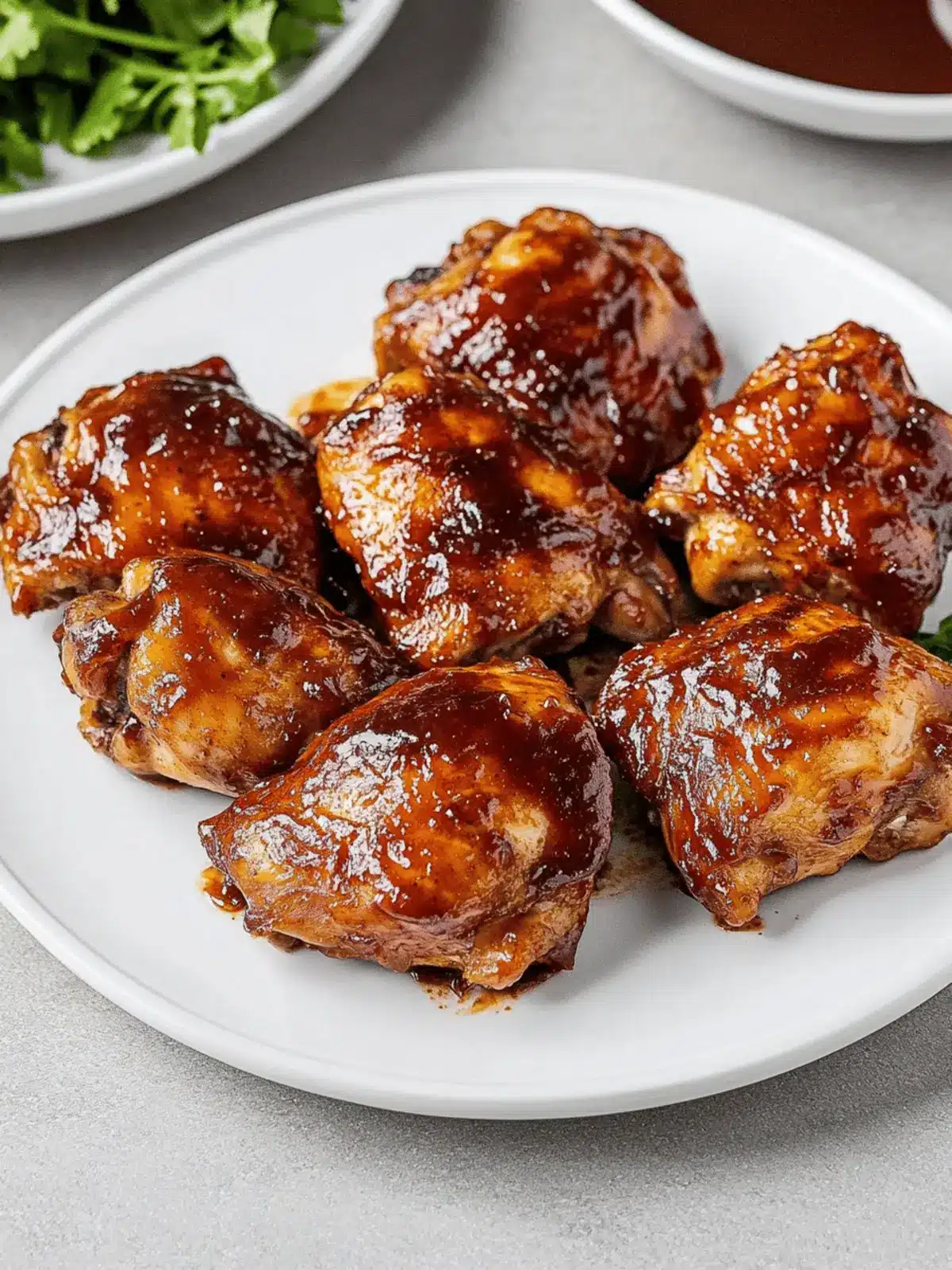 Air Fryer BBQ Chicken Thighs