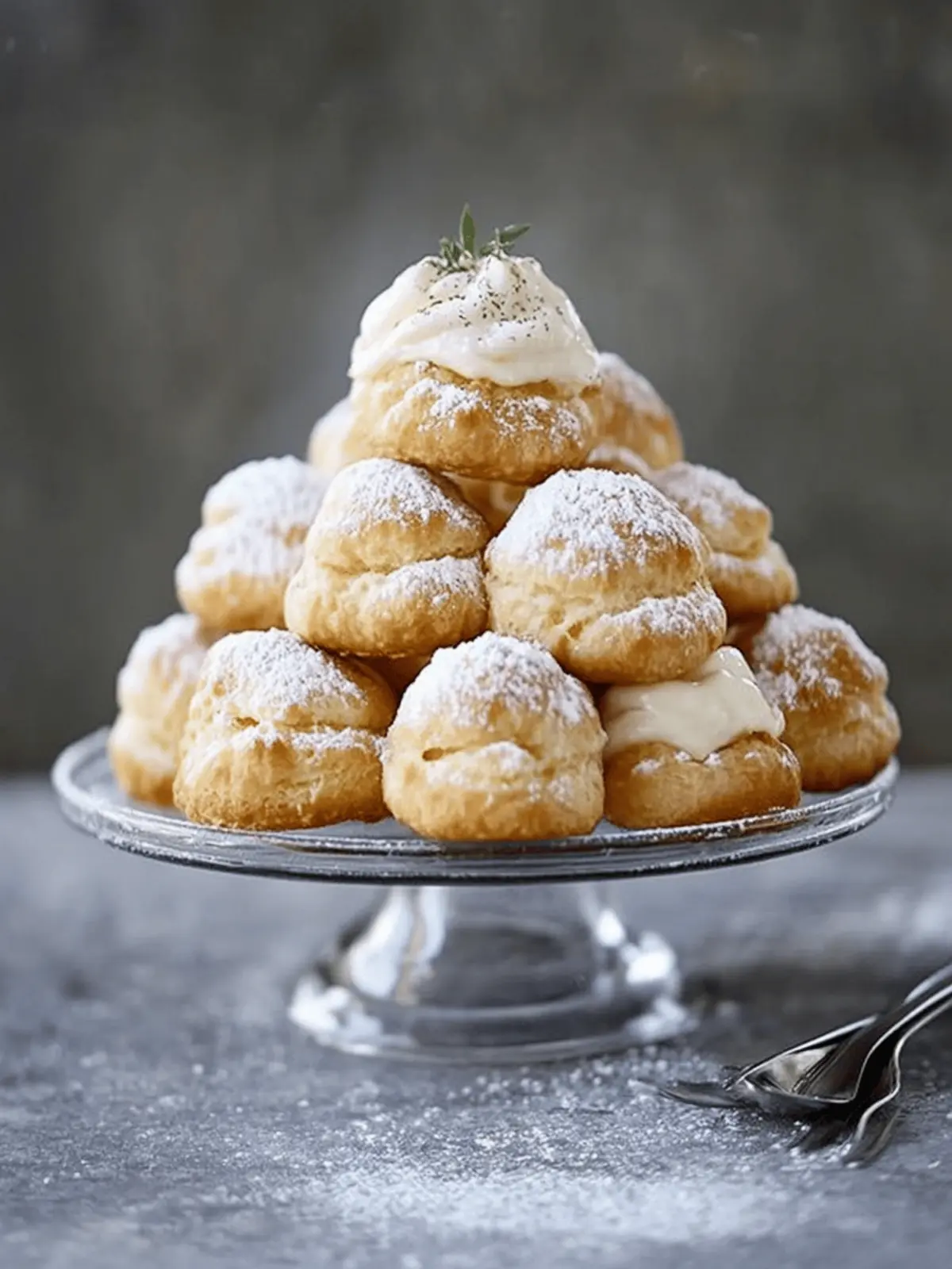 Delicious Cream Puffs: Light, Airy, and Oh-So-Creamy! 4 Cream Puffs