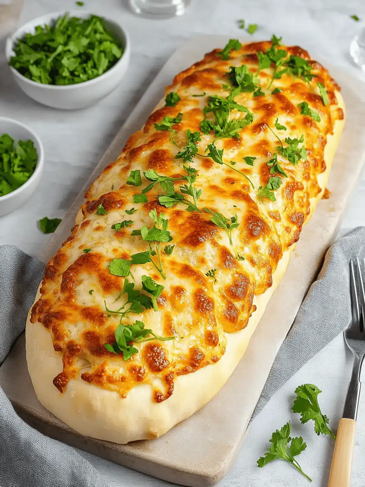 Easy Garbage Bread Recipe Made With Pizza Dough