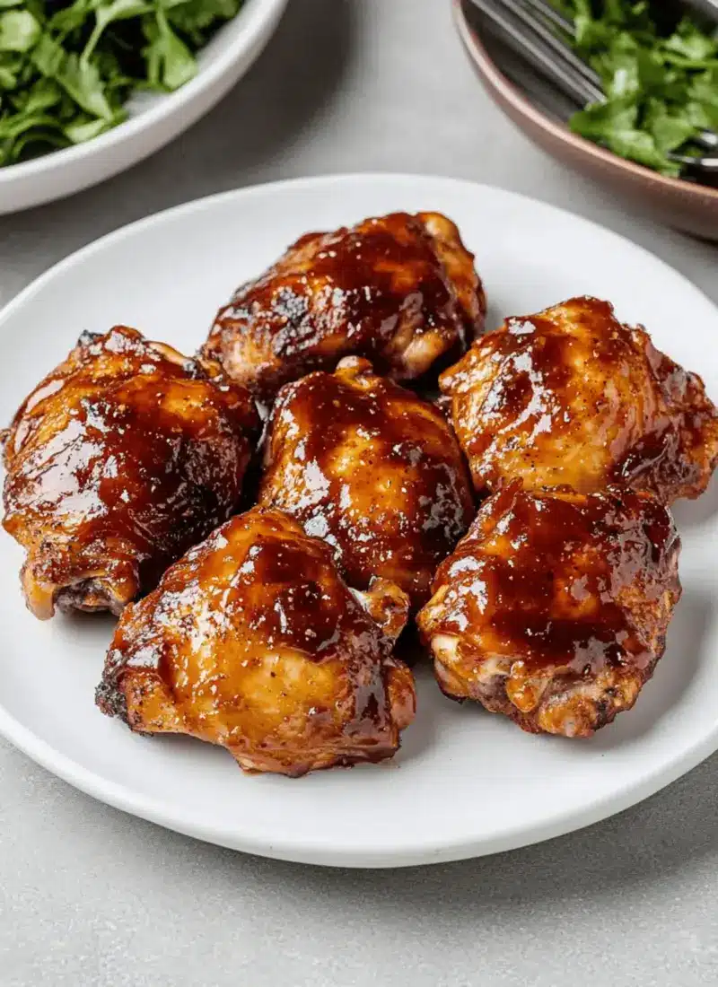 Air Fryer BBQ Chicken Thighs