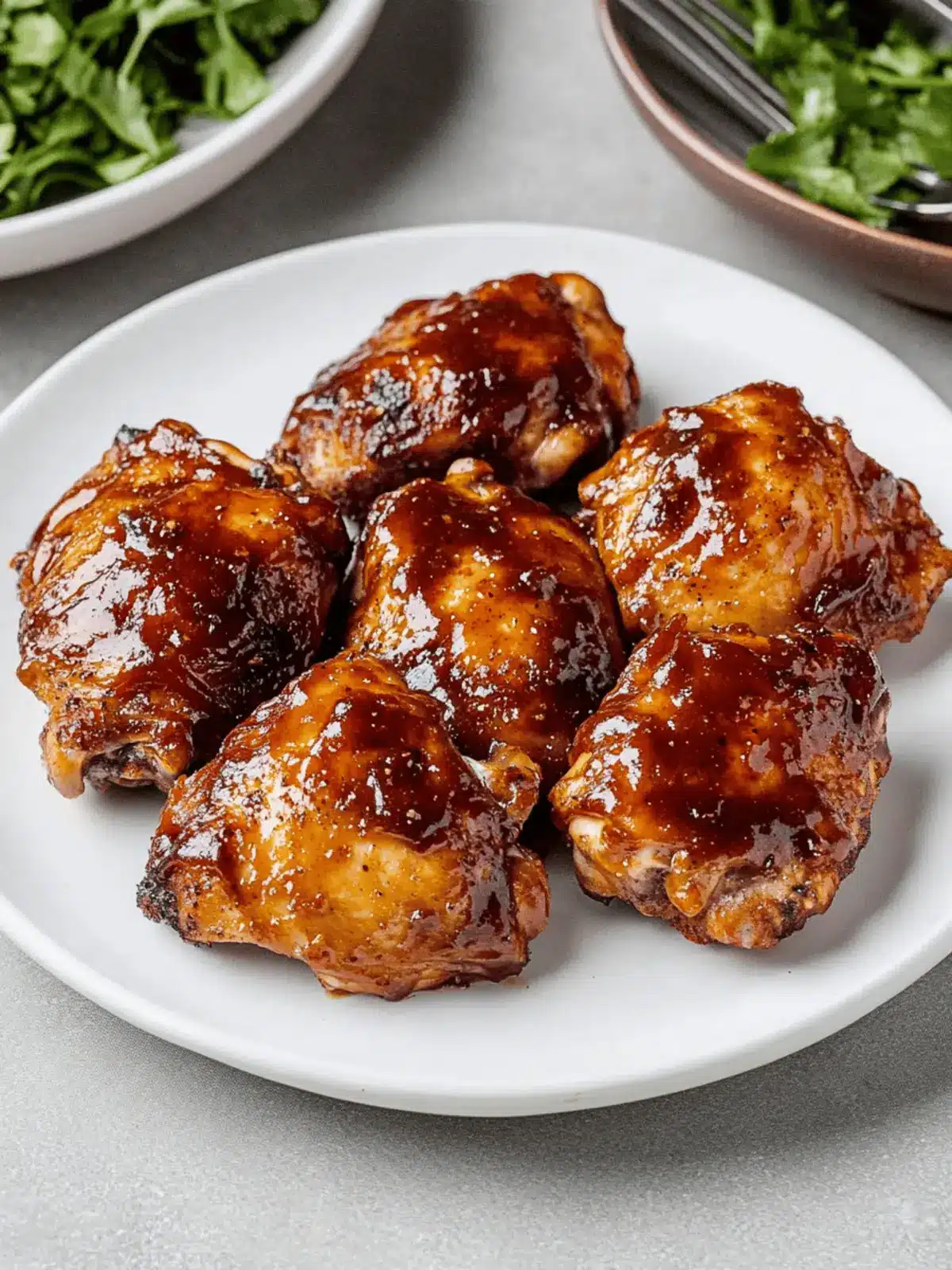 Air Fryer BBQ Chicken Thighs
