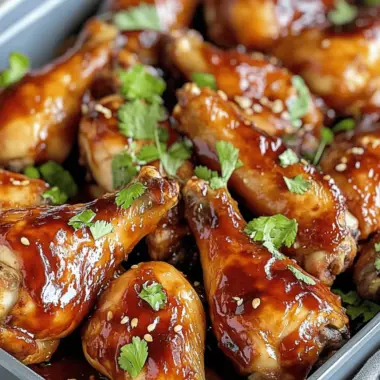 Hoisin Chicken Drumsticks