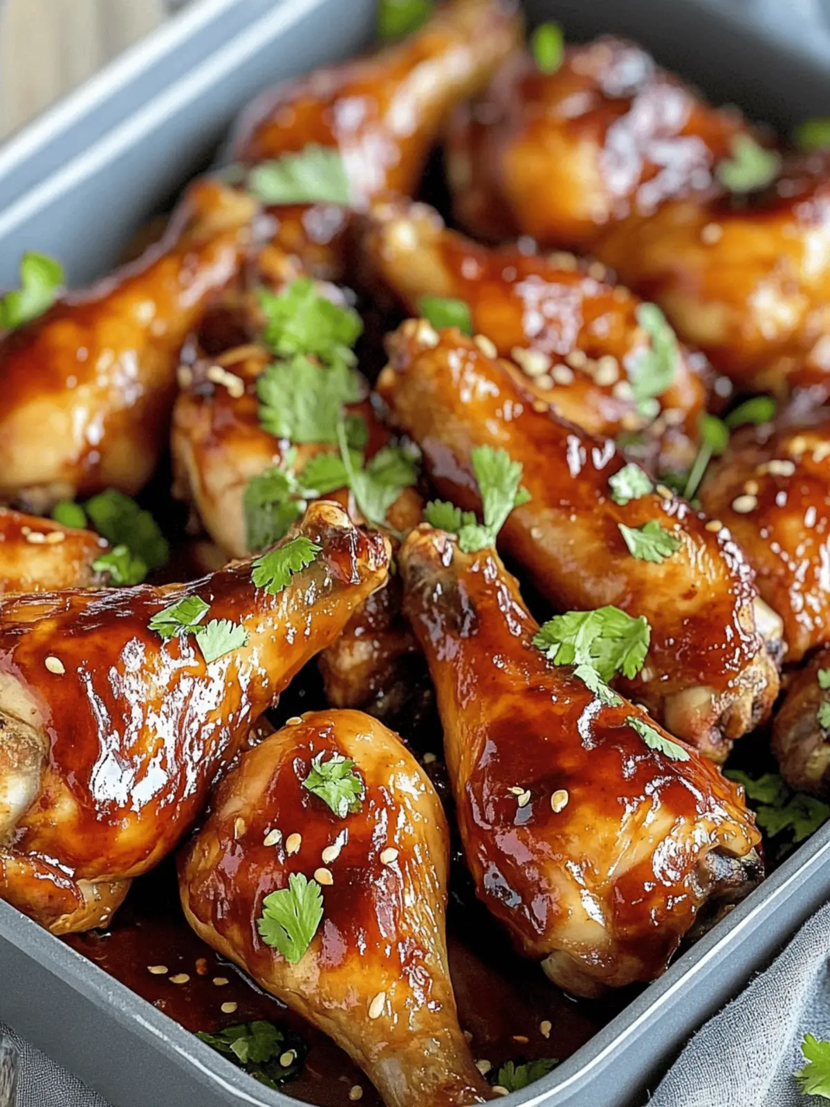 Hoisin Chicken Drumsticks