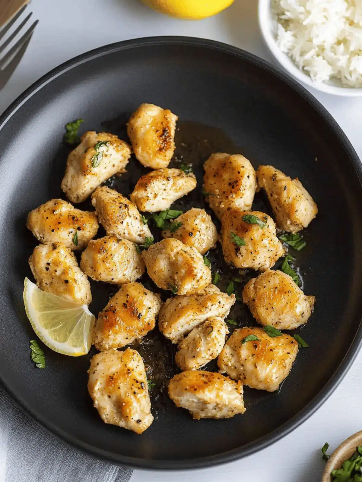 Lemon Pepper Chicken Bites