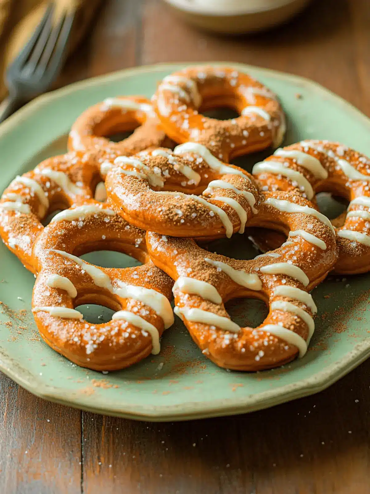 Pumpkin Spice Pretzels