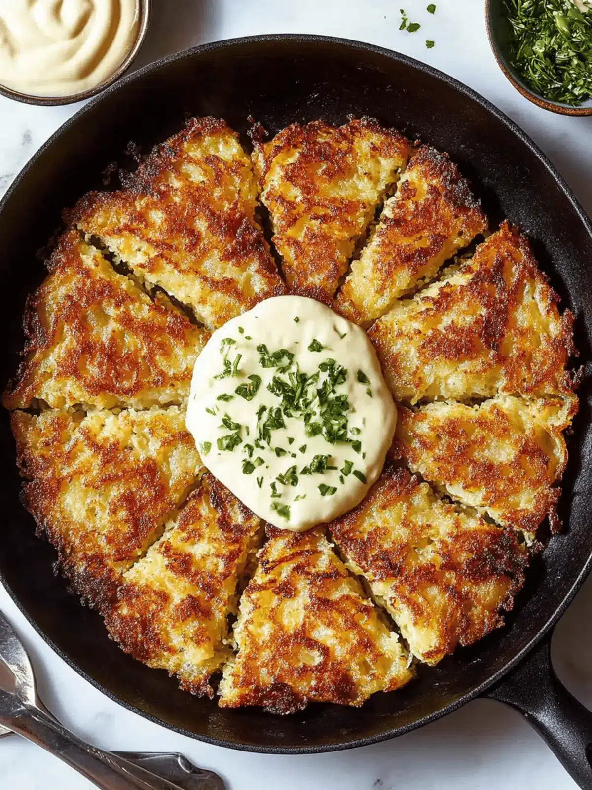 Giant Skillet Latke: Crispy, Cozy Comfort for Any Meal 4 Giant Skillet Latke