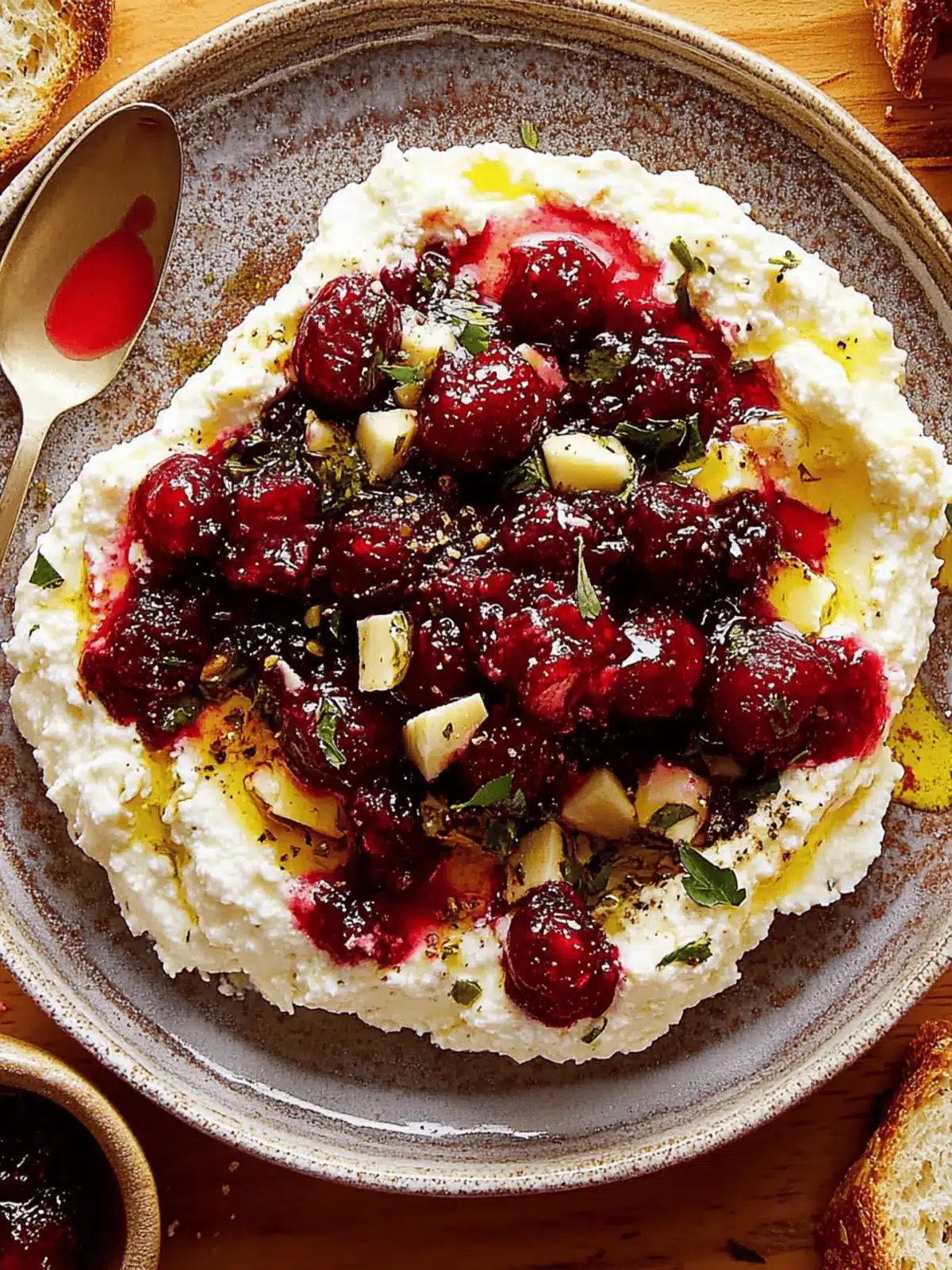 Cranberry Whipped Feta Dip