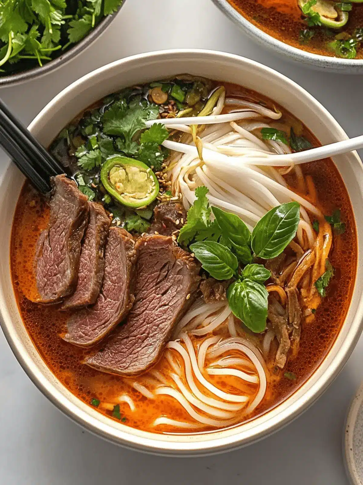 Bun Bo Hue: Dive into Spicy Vietnamese Beef Noodle Bliss 4 Bun Bo Hue (Spicy Vietnamese Beef Noodle Soup)