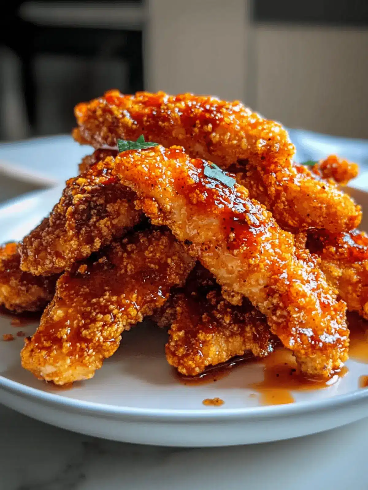 Honey Sriracha Chicken Tenders Oven Baked