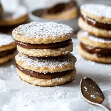 Nutella Sandwich Cookies
