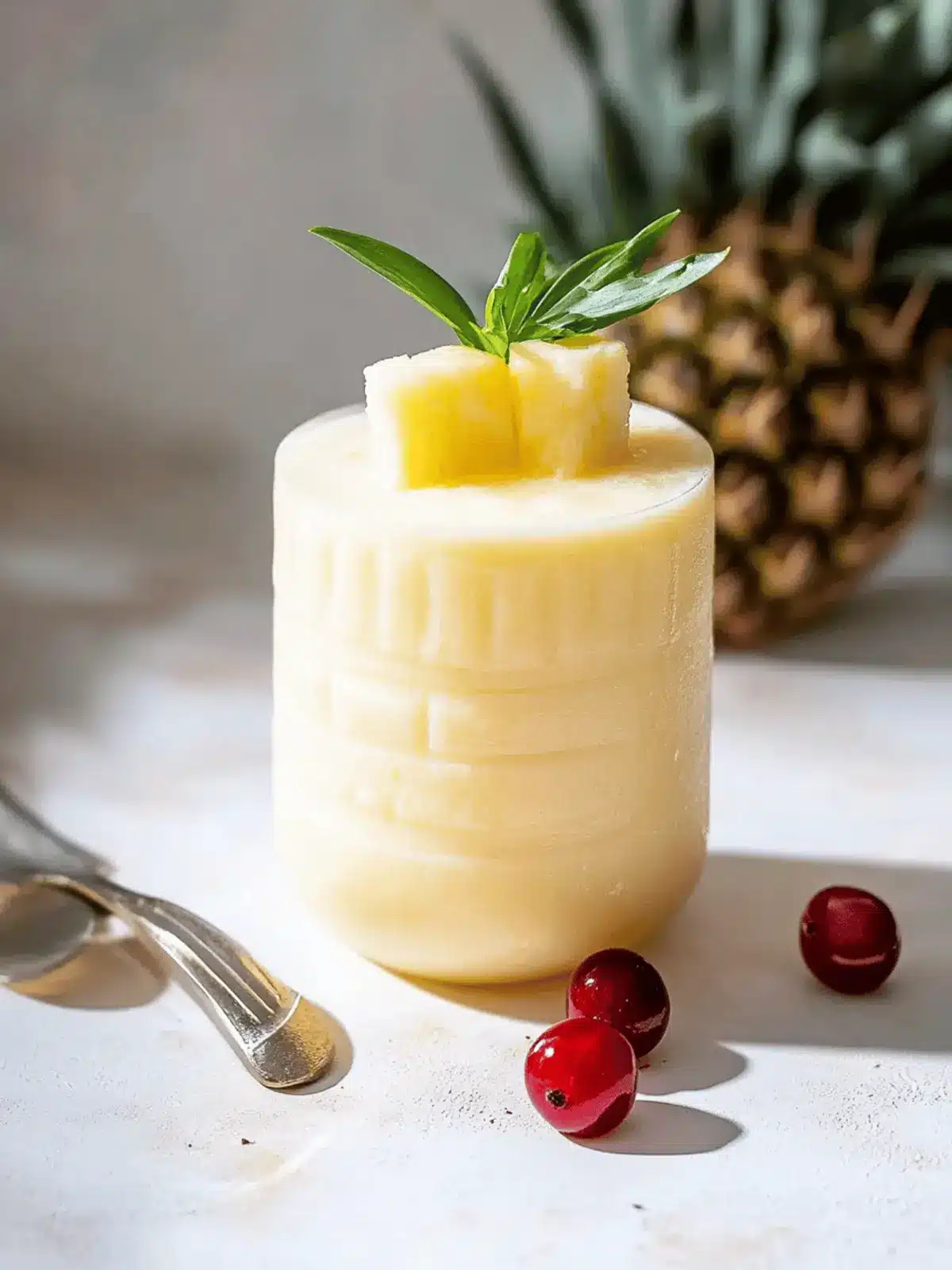 Pina Colada Mocktail (Virgin Pina Colada Recipe)