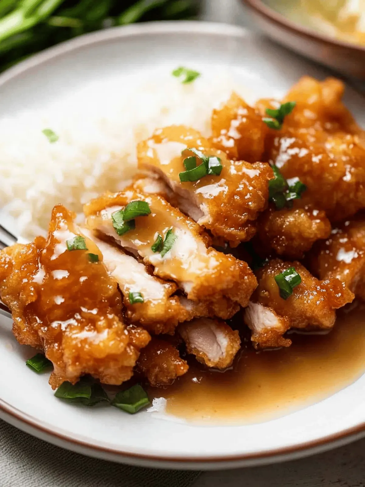 Crispy Chinese Lemon Chicken