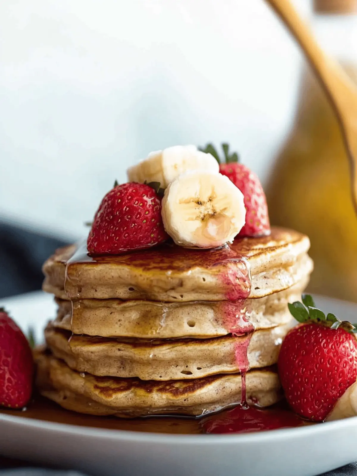 The Perfect Strawberry Banana Pancake Recipe