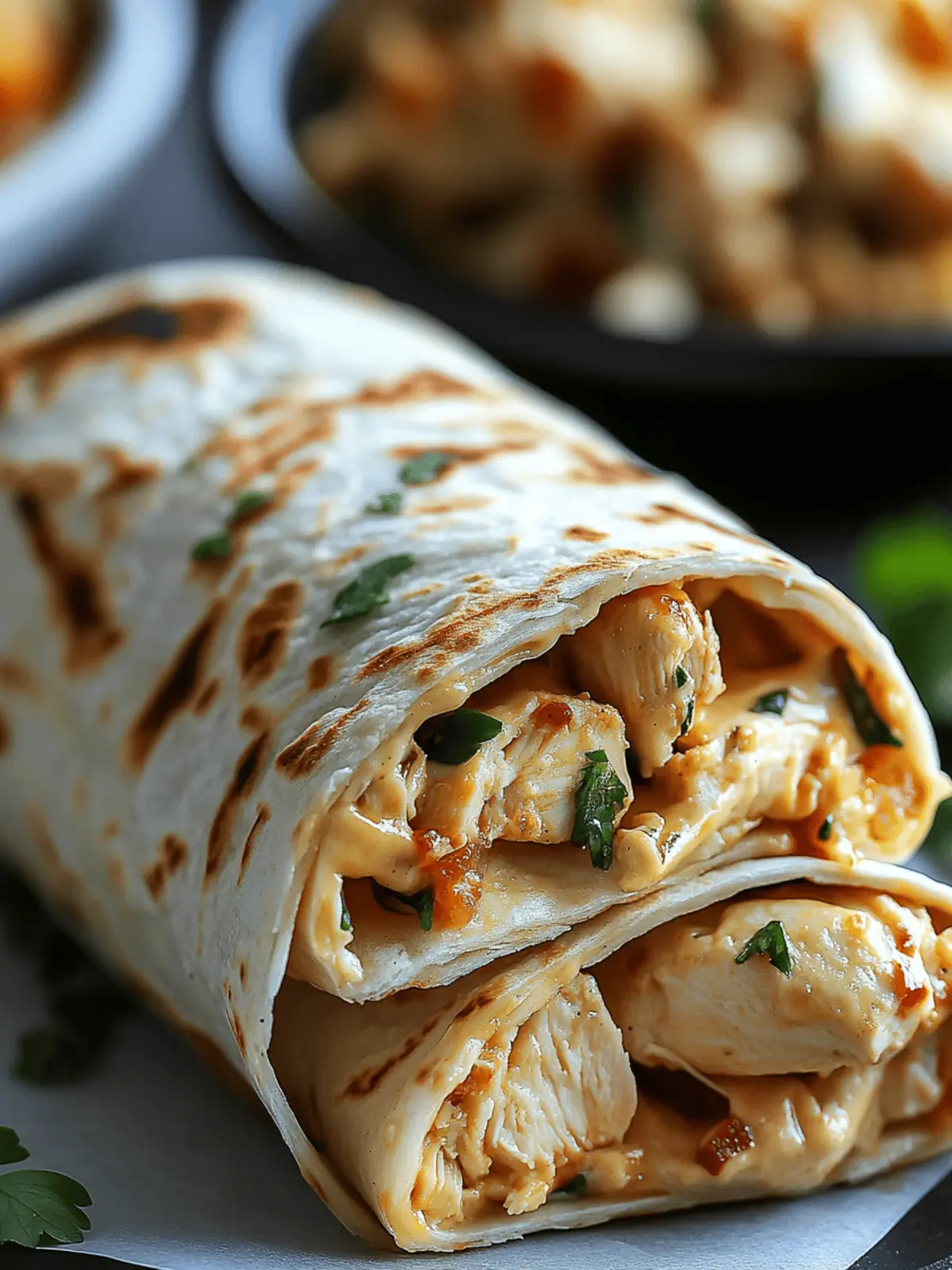 Mastering Ooey-gooey Cheesy Garlic Chicken Wraps: A Tasty Journey