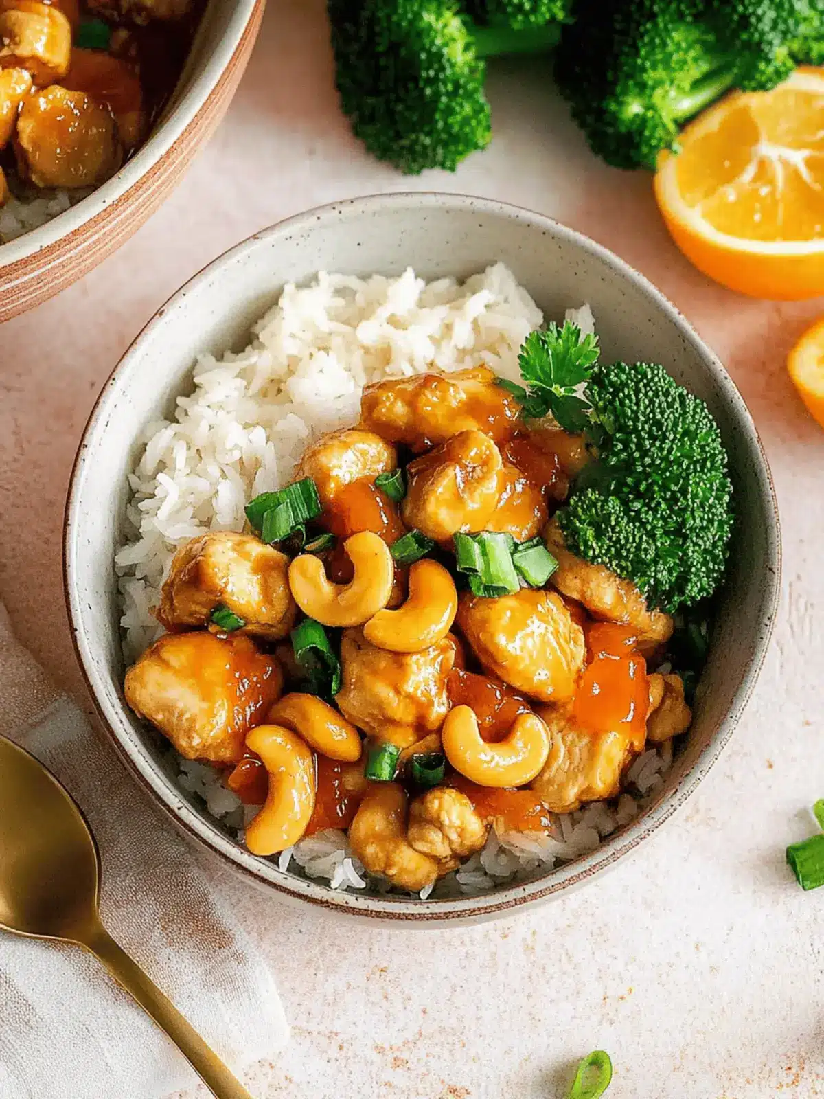 Orange Cashew Chicken
