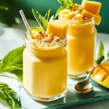 Creamy Mango Milkshake Bliss: Your Summer Cooler Awaits 9 Mango Milkshake