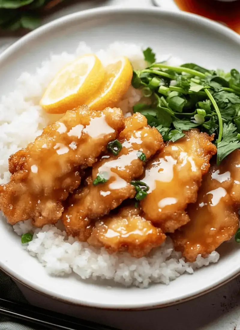 Crispy Chinese Lemon Chicken