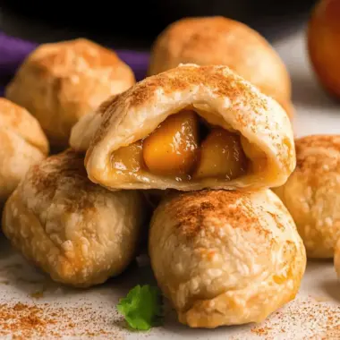 Air Fryer Apricot Apple Dumplings