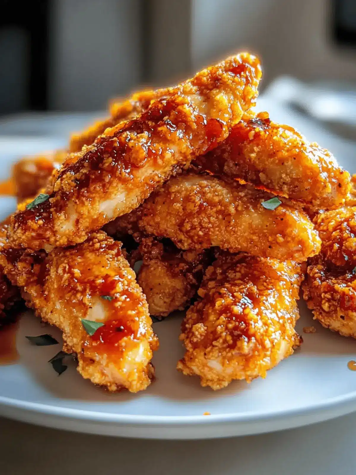 Honey Sriracha Chicken Tenders Oven Baked