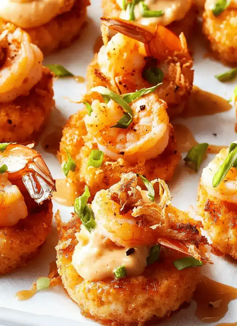 Cheesy Shrimp & Grits Bites
