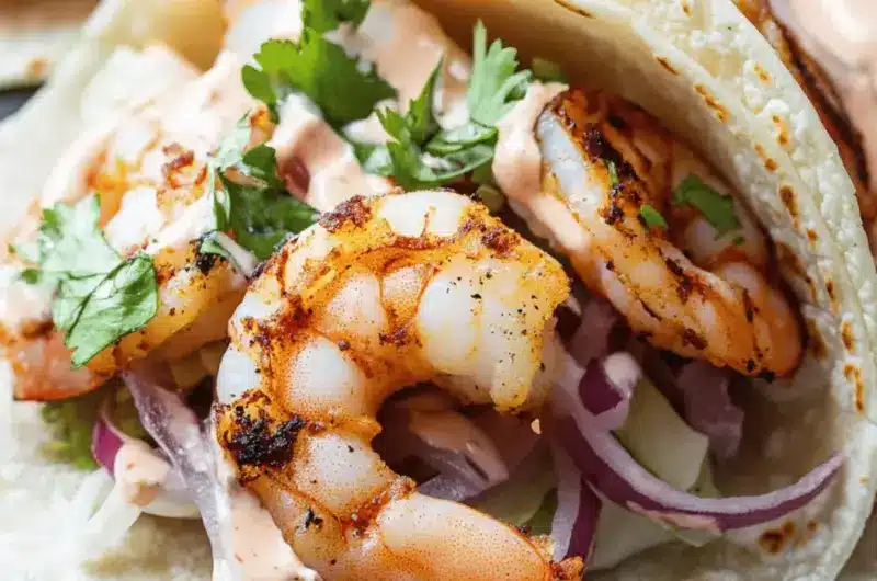 30 Minute Air Fryer Shrimp Tacos