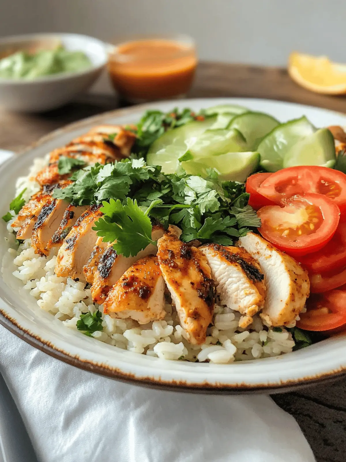 RECIPE FOR CHICKEN RICE BOWL