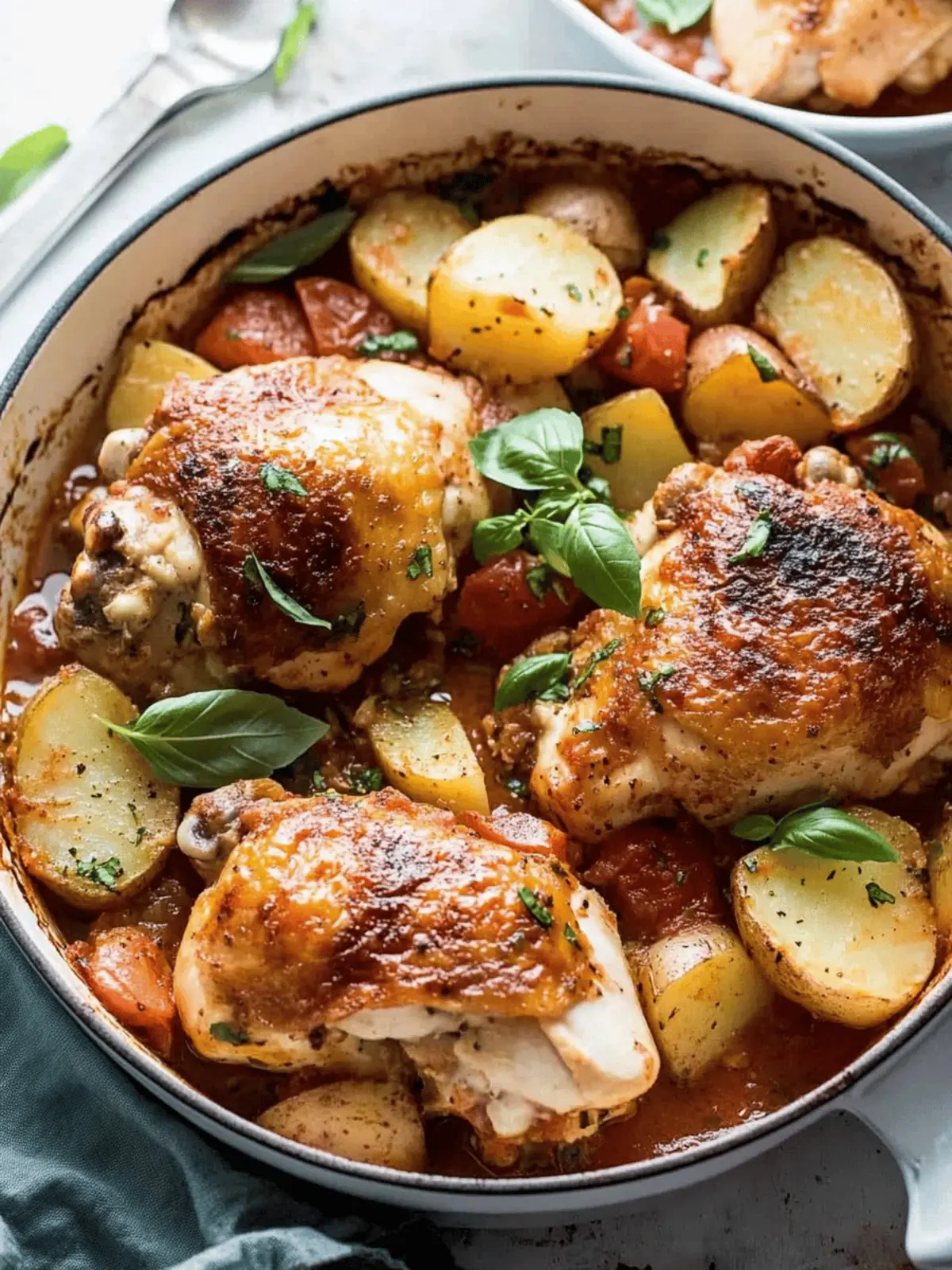 Baked Italian Chicken with Potatoes