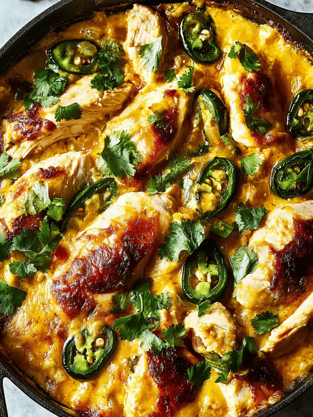 Jalapeño Popper Chicken Skillet