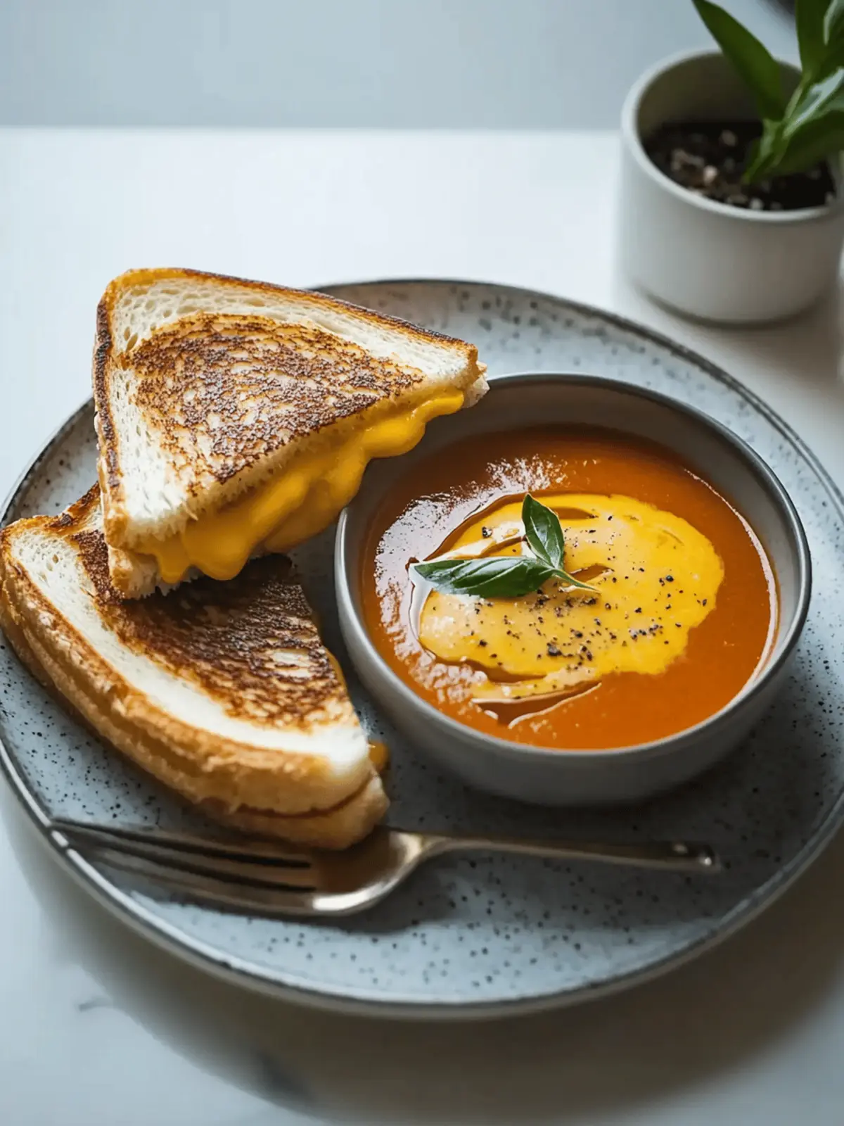 Grilled Cheese and Tomato Soup