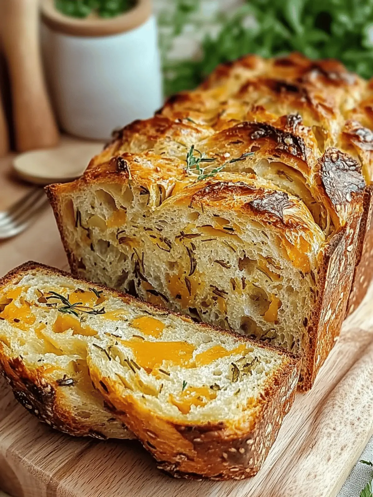 Italian Herbs and Cheese Bread: Homemade Flavorful Perfection