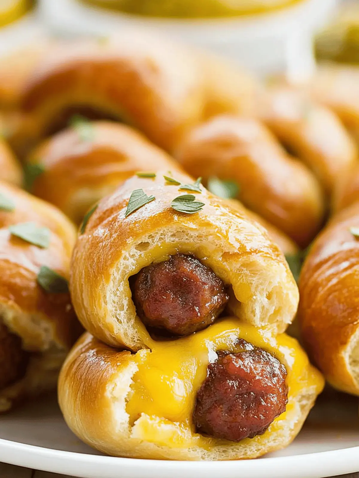 Cheeseburger Pigs in a Blanket: Your New Game Day Favorite 2 Cheeseburger Pigs in a Blanket