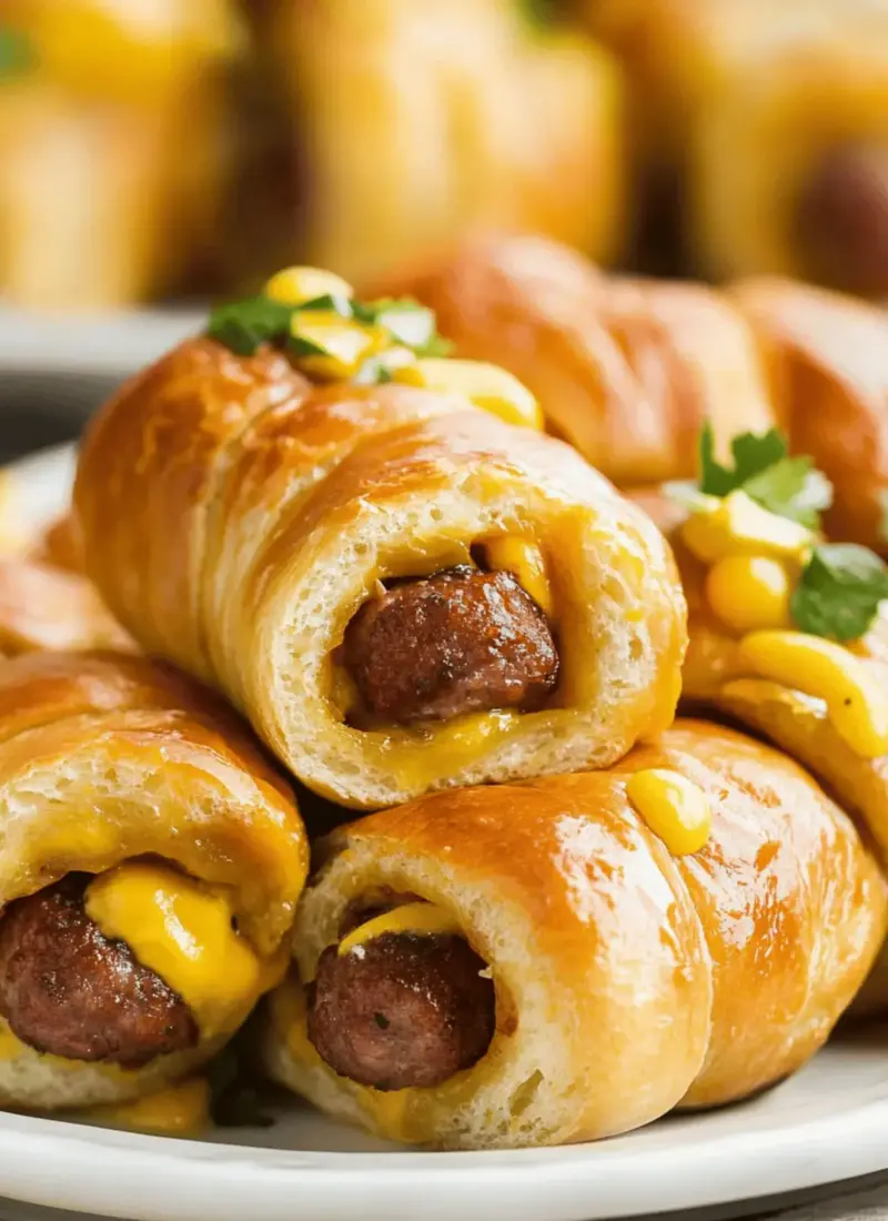Cheeseburger Pigs in a Blanket