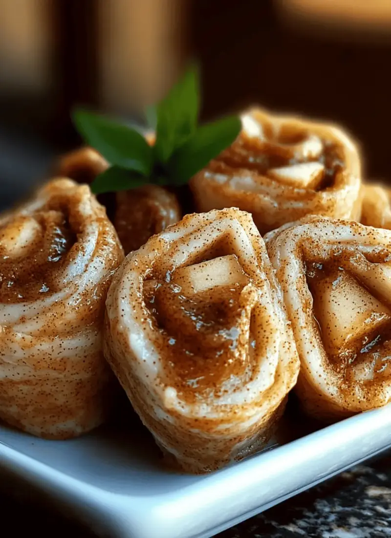 Cinnamon Apple Protein Rollups