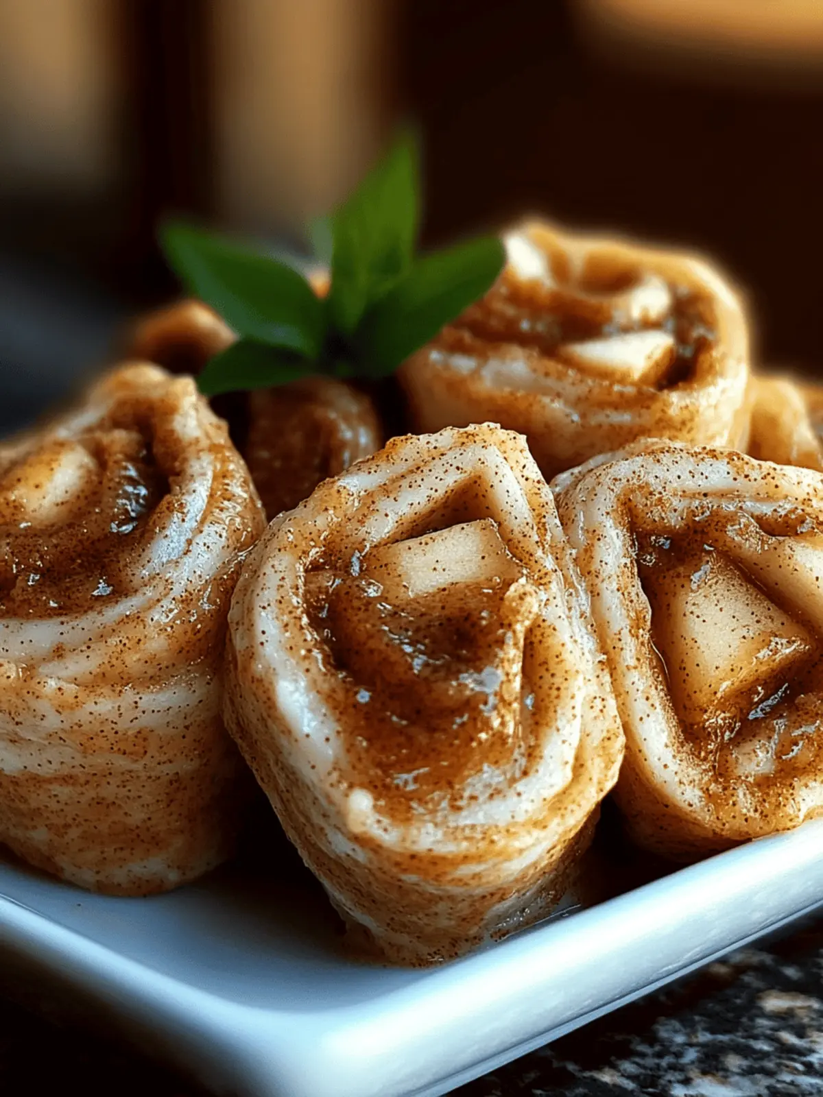 Cinnamon Apple Protein Rollups