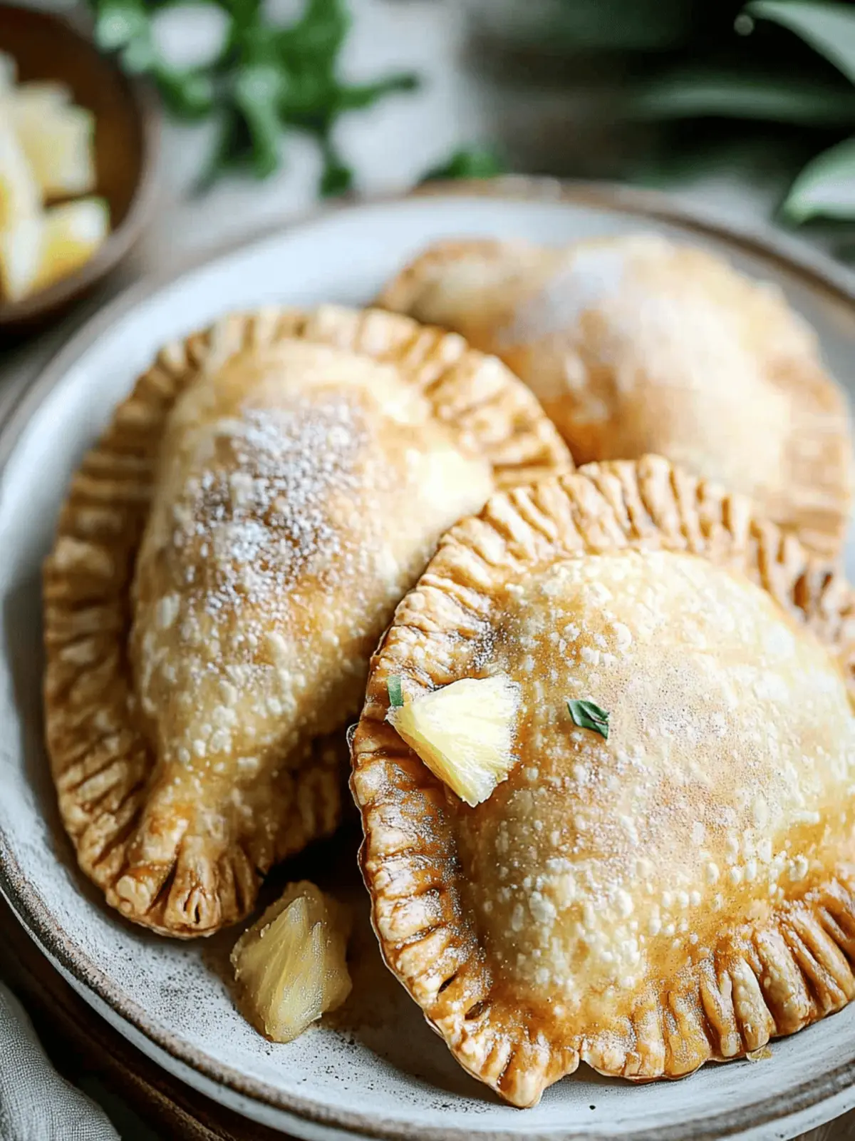 Empanadas de Pina (Pineapple Empanadas)