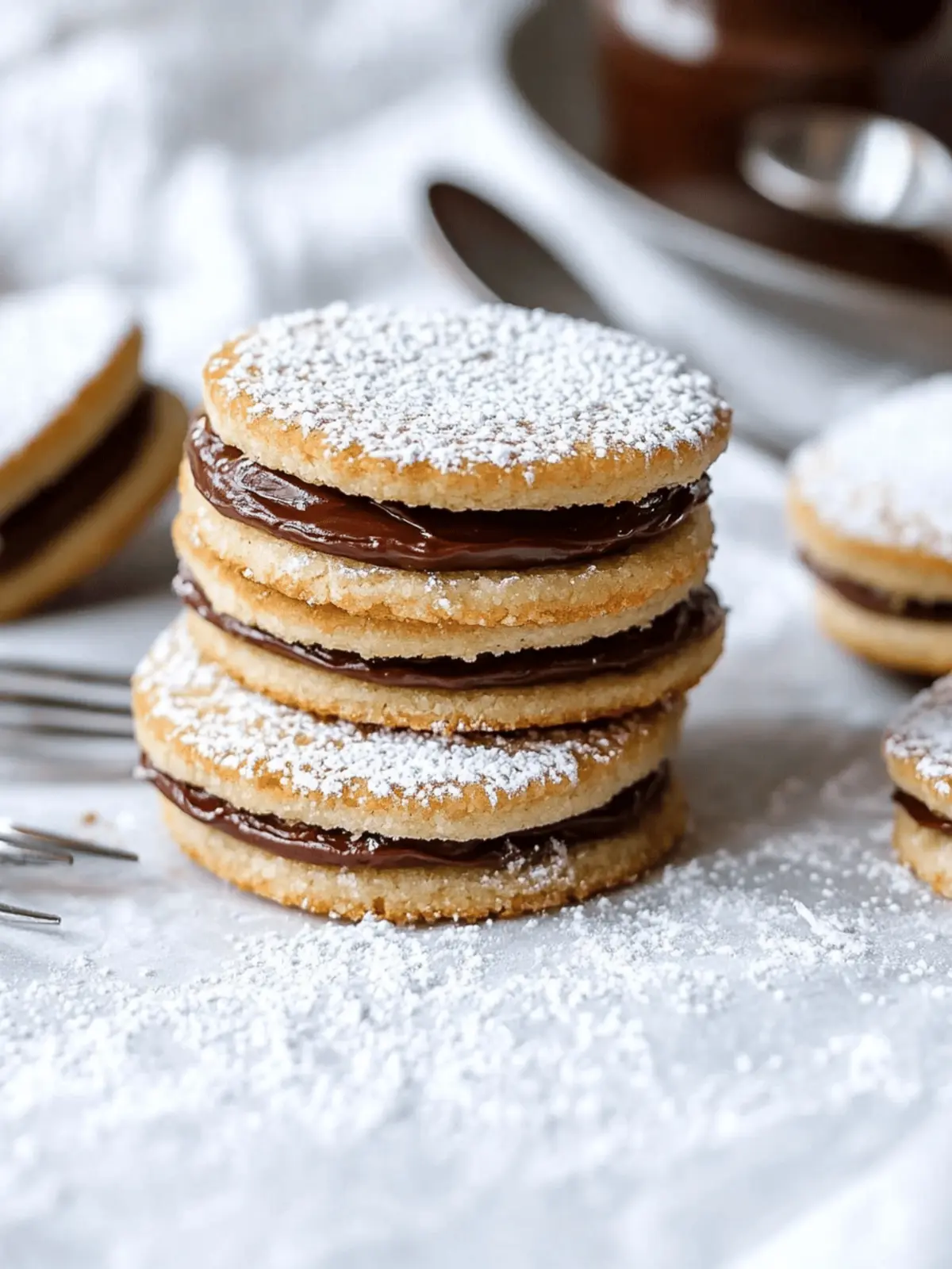 Nutella Sandwich Cookies