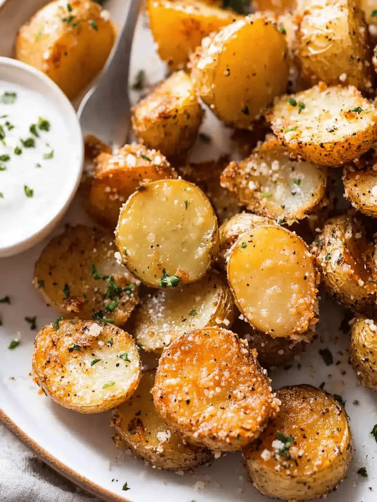Crispy Roasted Parmesan Potatoes
