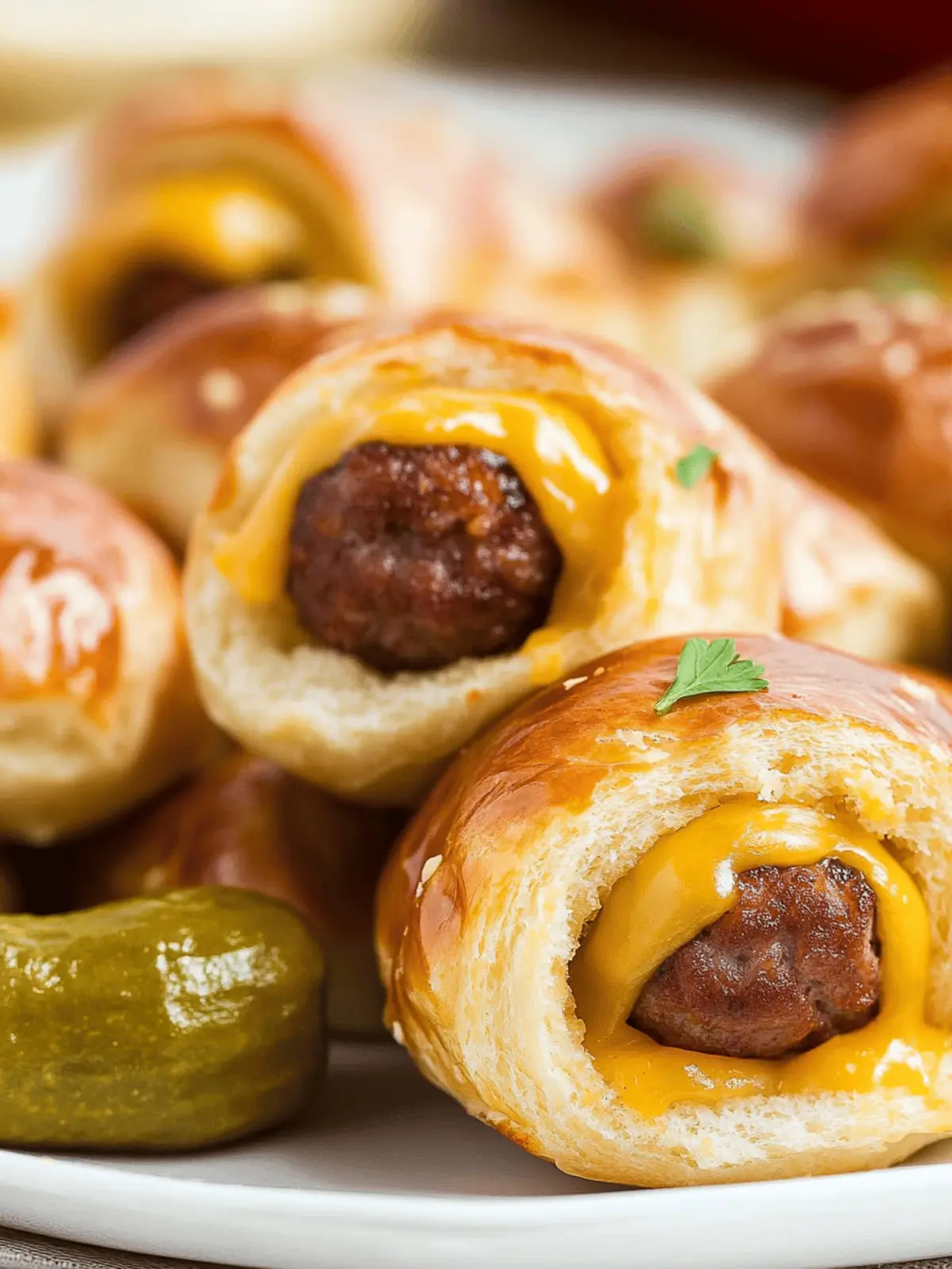 Cheeseburger Pigs in a Blanket: Your New Game Day Favorite 3 Cheeseburger Pigs in a Blanket