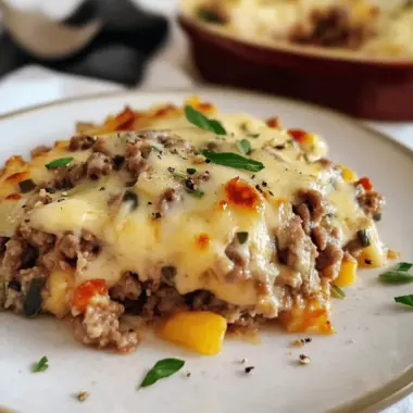 KETO PHILLY CHEESESTEAK CASSEROLE