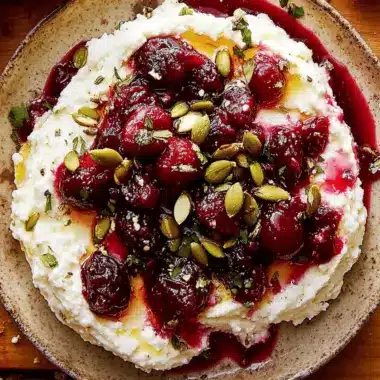 Cranberry Whipped Feta Dip