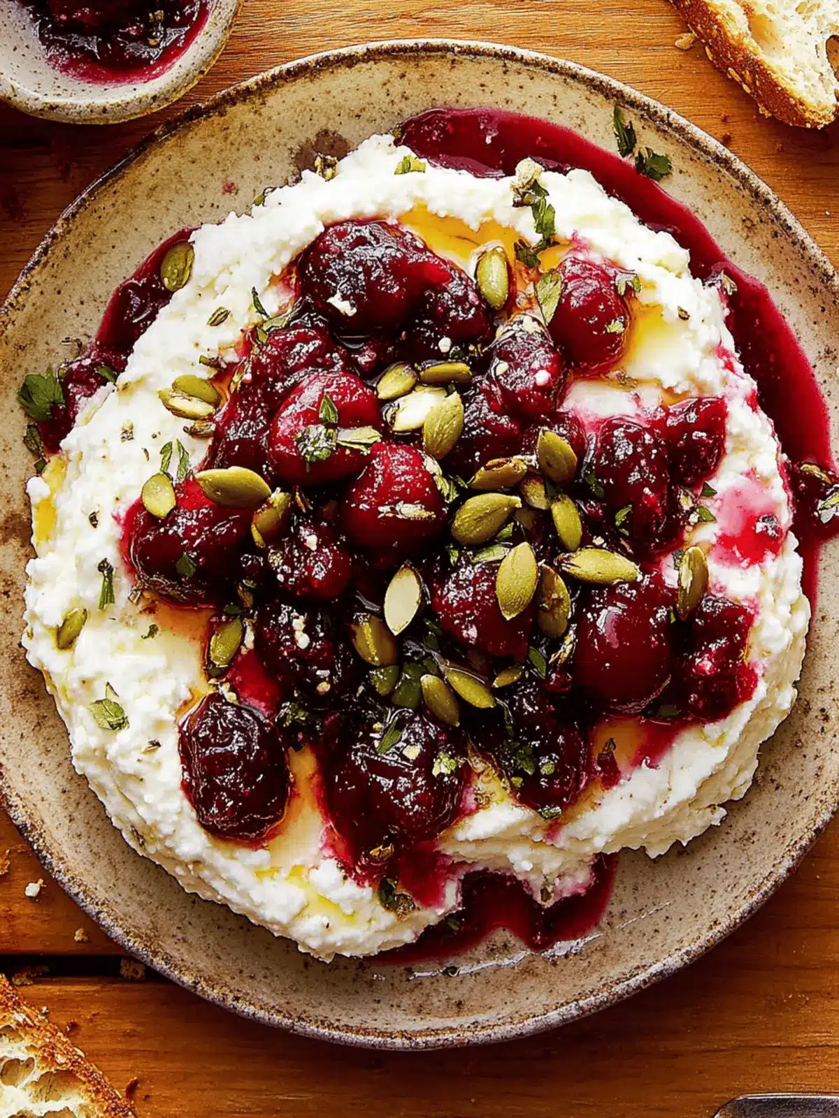 Cranberry Whipped Feta Dip