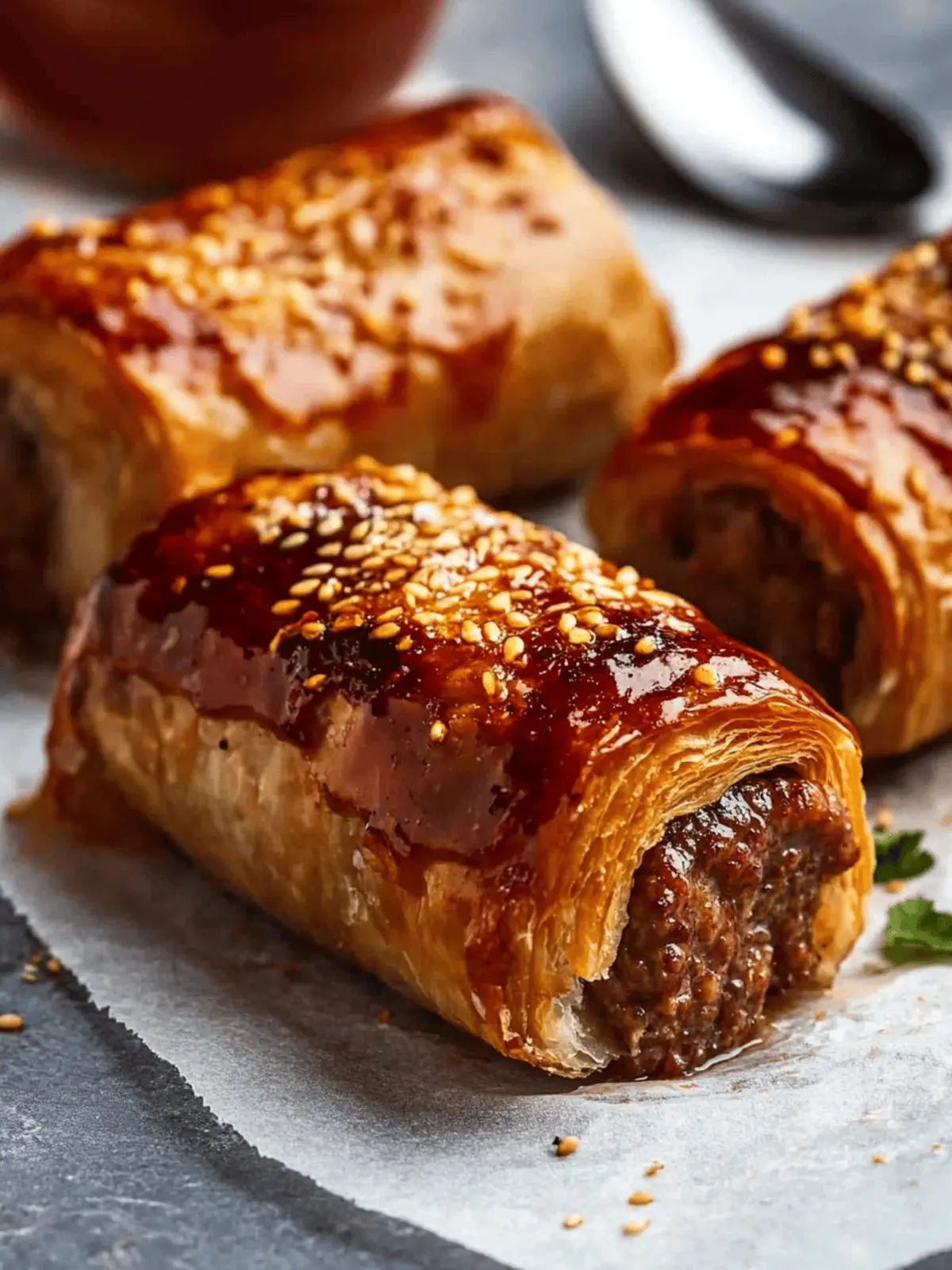 B85 Beef Sausage Rolls