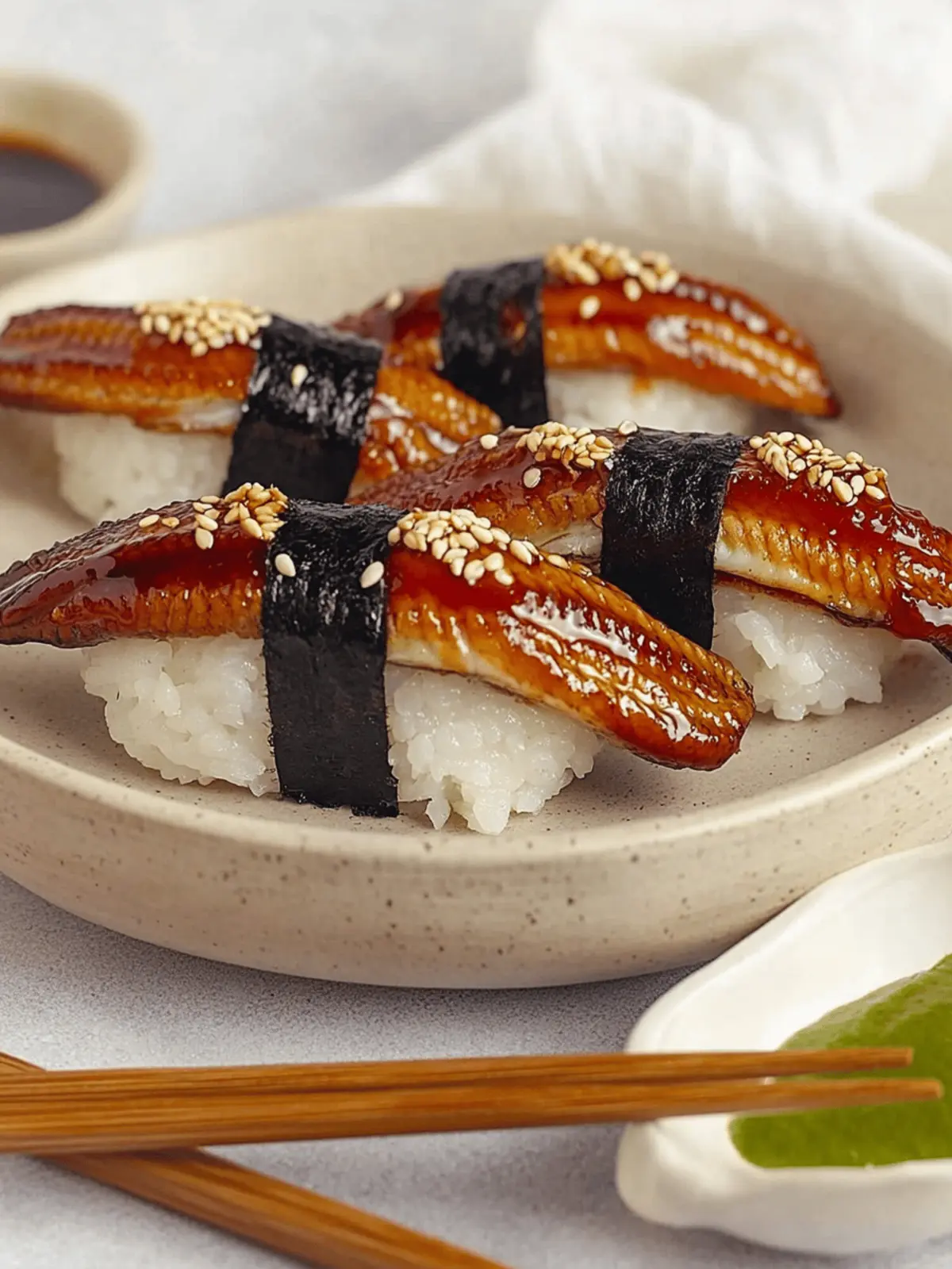 Unagi Sushi: Create Your Own Delicious Eel Nigiri at Home 3 Unagi Sushi (Eel Sushi)