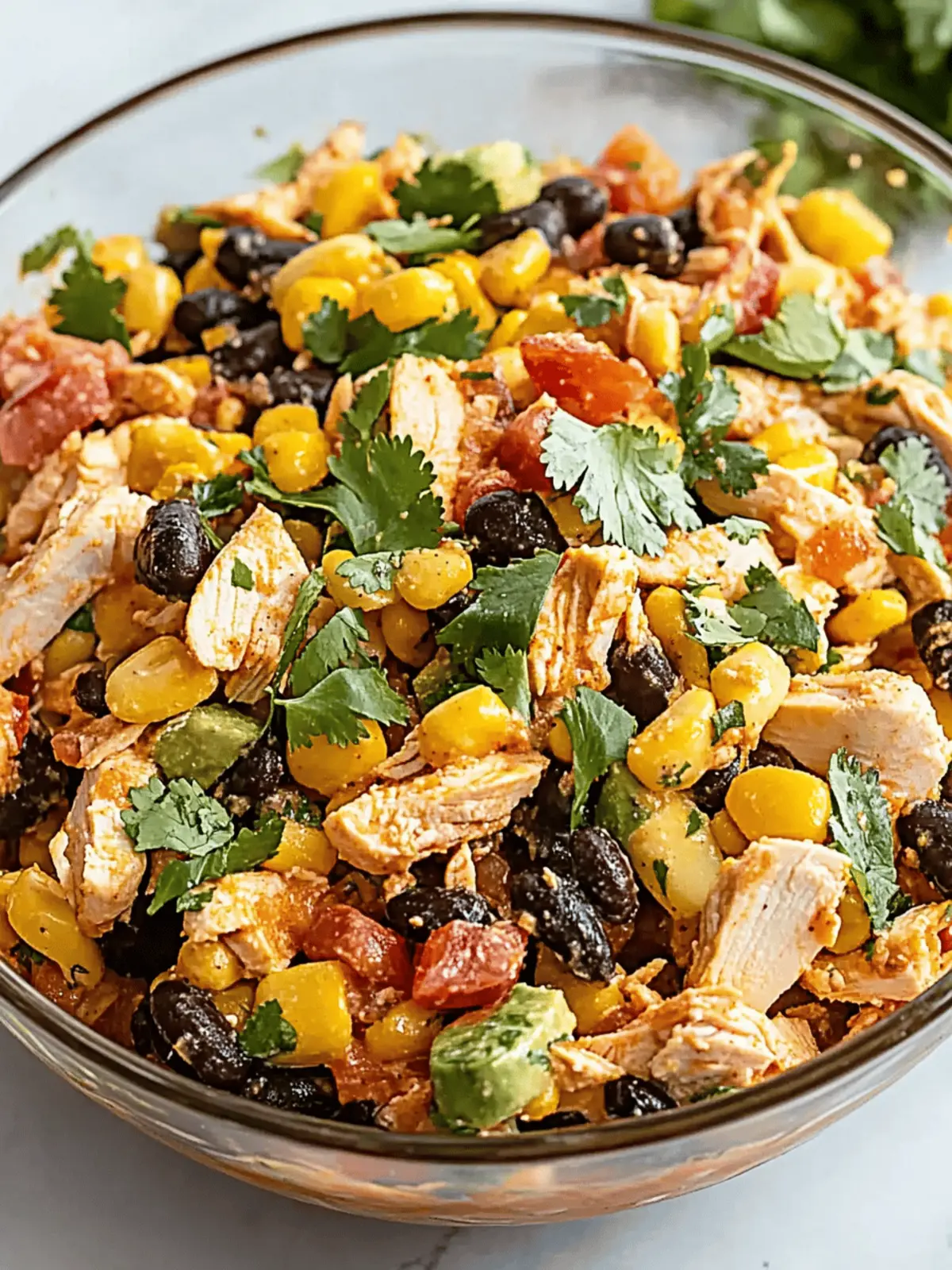 Quick Southwest Chicken Salad Recipe – A High-Protein Meal