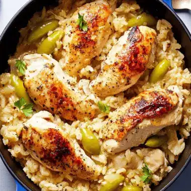 One-Pot Pepperoncini Chicken & Rice