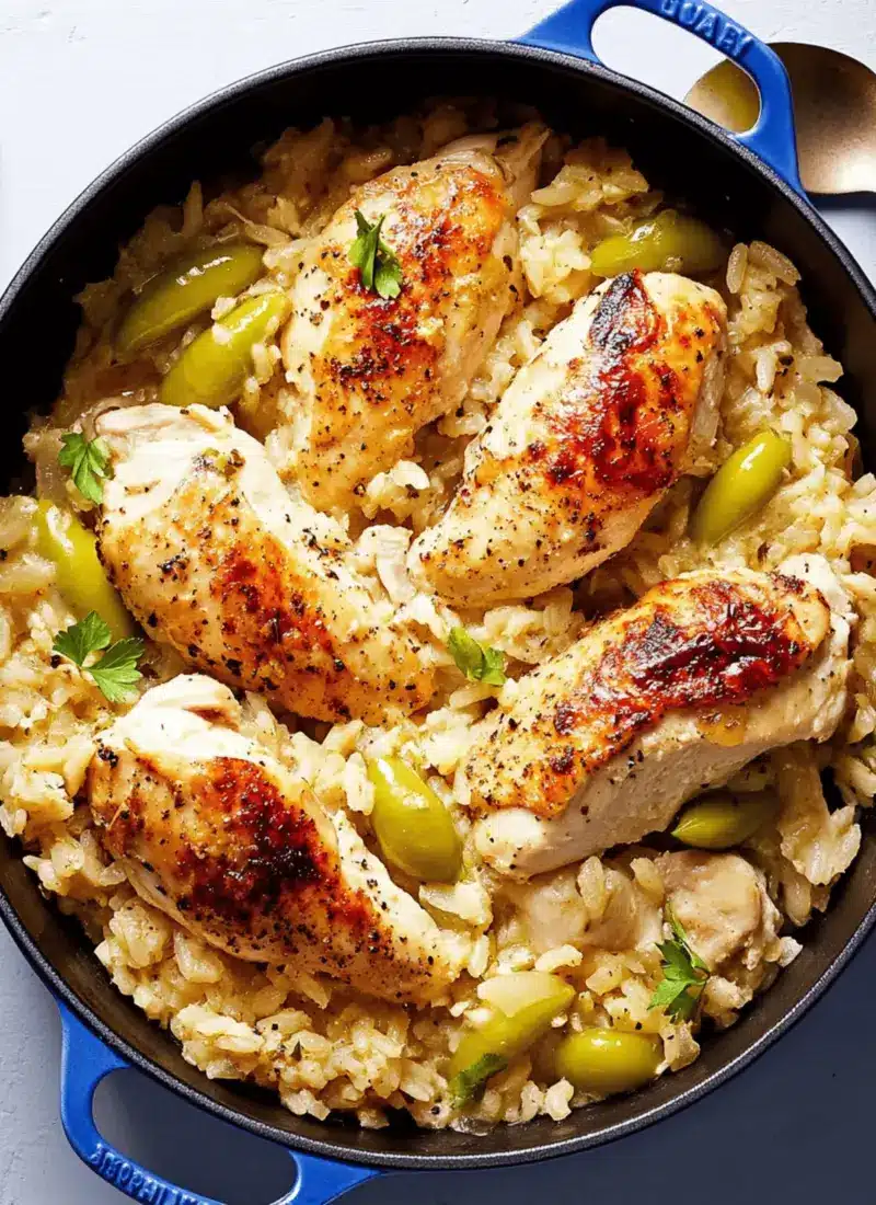 One-Pot Pepperoncini Chicken & Rice