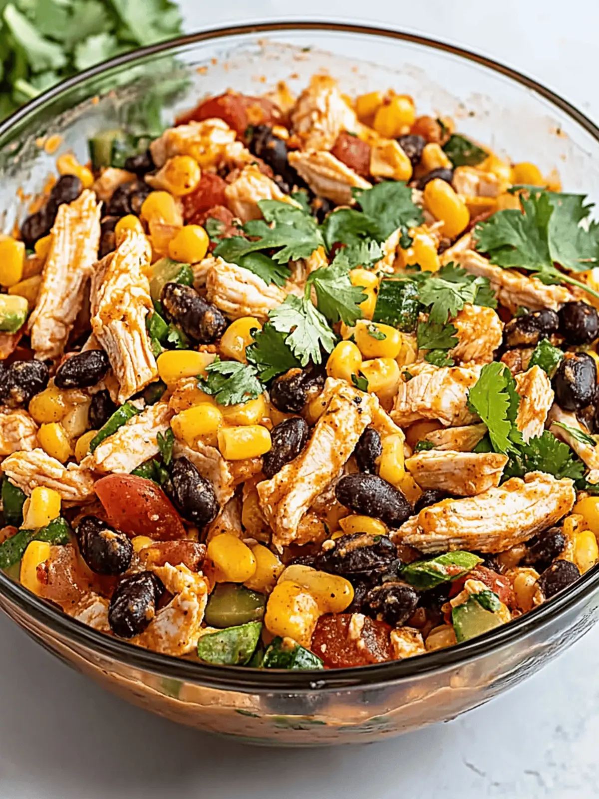 Quick Southwest Chicken Salad Recipe – A High-Protein Meal