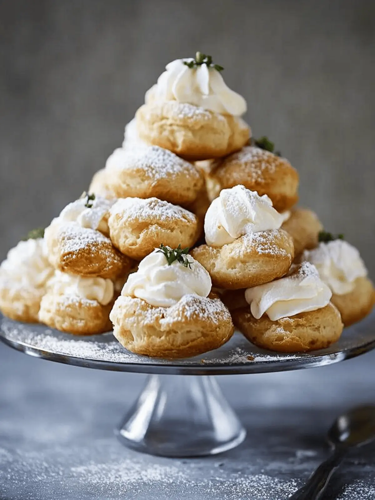 Delicious Cream Puffs: Light, Airy, and Oh-So-Creamy! 2 Cream Puffs