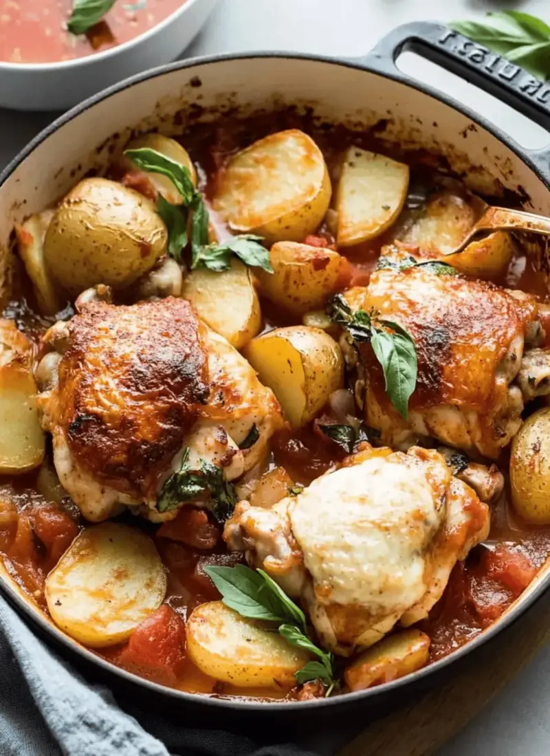 Baked Italian Chicken with Potatoes