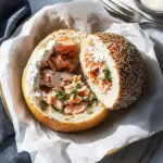 Chopped Salmon Bagel